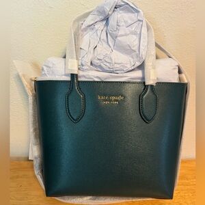 NWT Kate Spade Artesian Green Bleeker Medium Crossbody Tote